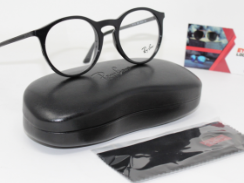 Armazones-Ray- Ban-RB7132- Round-Polished- Black-RayBan-Ecuador-Eyewearlocker-3