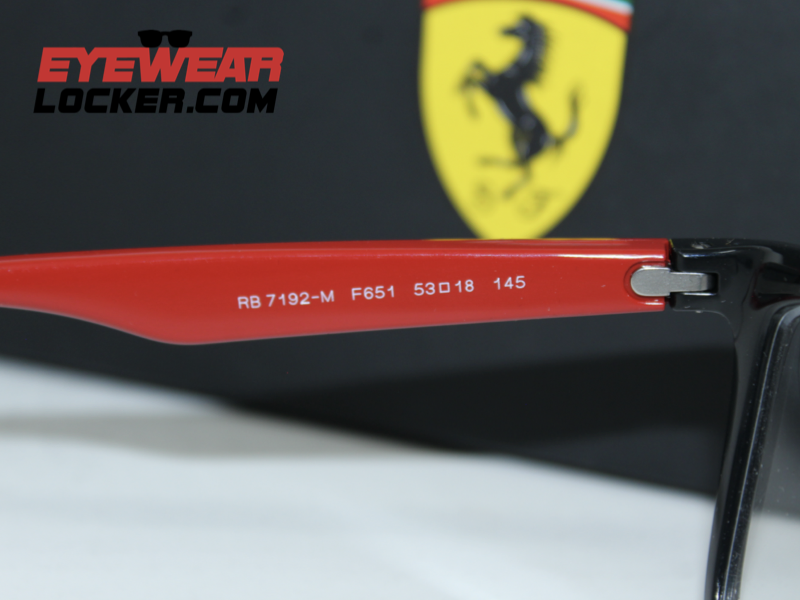 Armazones Ray Ban RB7192M Scuderia Ferrari Polished Black - Armazones Ray Ban Ecuador EyewearLocker5 Armazones Ray Ban RB7192M Scuderia Ferrari - Armazones Ray Ban Ecuador EyewearLocker.com