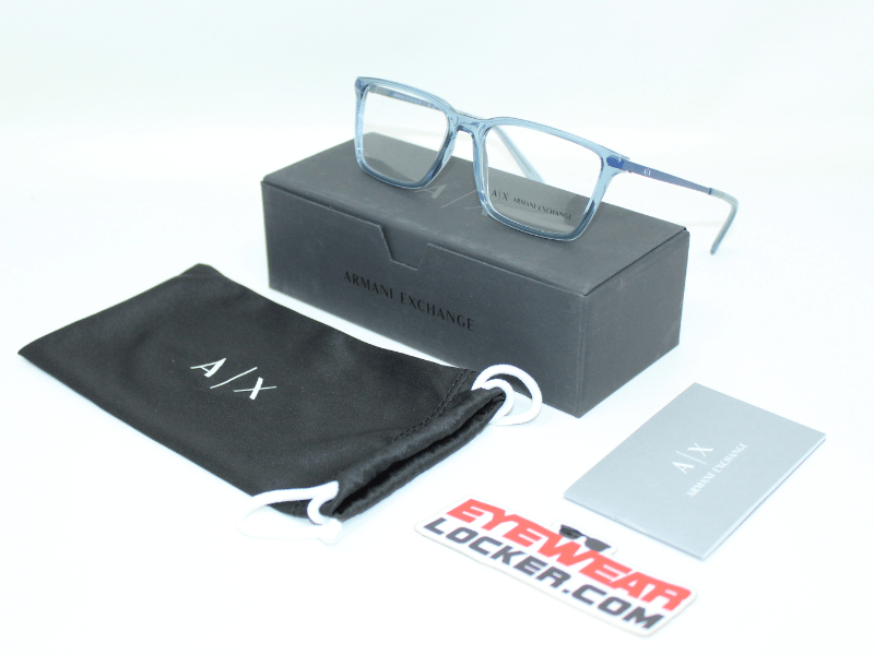 Armazones Armani Exchange AX3077 Shiny Transparent Blue - Armazones Armani Exchange Ecuador Eyewearlocker Armazones Armani Exchange AX3077 - Armazones Armani Exchange Ecuador Eyewearlocker.com