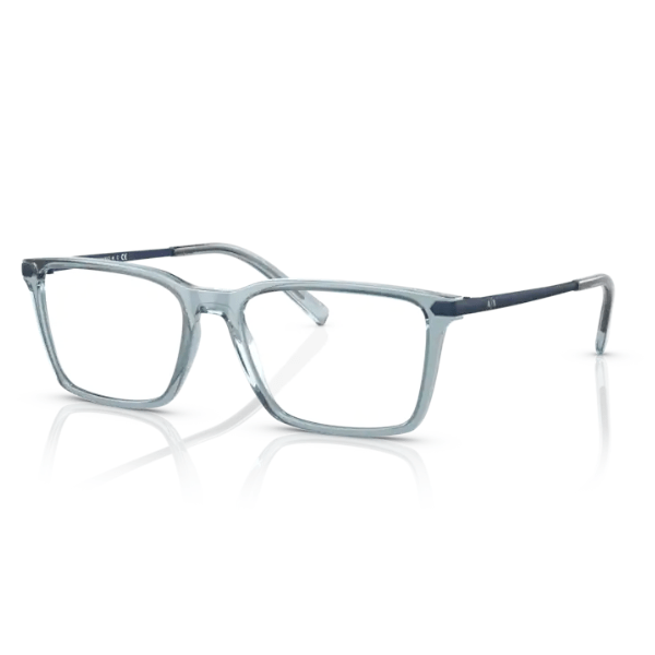 Armazones Armani Exchange AX3077 Shiny Transparent Blue - Armazones Armani Exchange Ecuador Eyewearlocker Armazones Armani Exchange AX3077 - Armazones Armani Exchange Ecuador Eyewearlocker.com