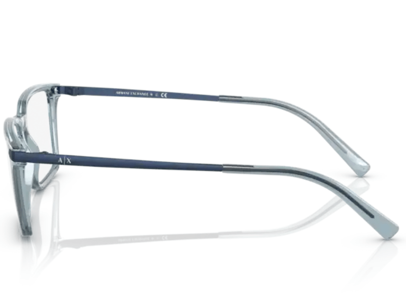 Armazones Armani Exchange AX3077 Shiny Transparent Blue - Armazones Armani Exchange Ecuador Eyewearlocker6 Armazones Armani Exchange AX3077 - Armazones Armani Exchange Ecuador Eyewearlocker.com