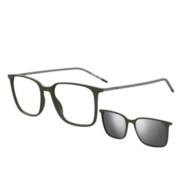 Armazones-Hugo- Boss-HG1270- Polished-Green- con extra-clip- espejado-Eyewearlocker-Under-Armour-Ecuador-1