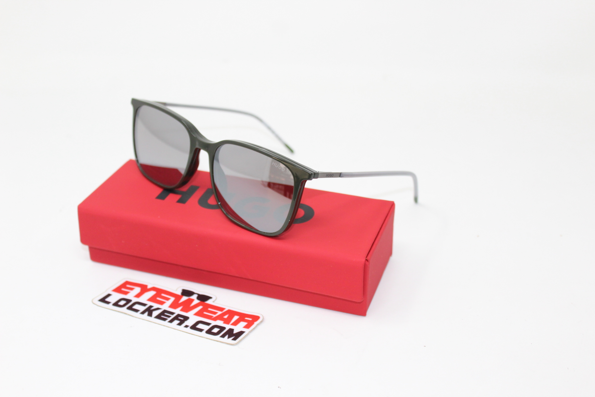 Armazones-Hugo- Boss-HG1270- Polished-Green- con extra-clip- espejado-Eyewearlocker-Under-Armour-Ecuador-2